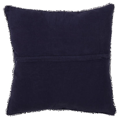 Pillow - Navy Pompom