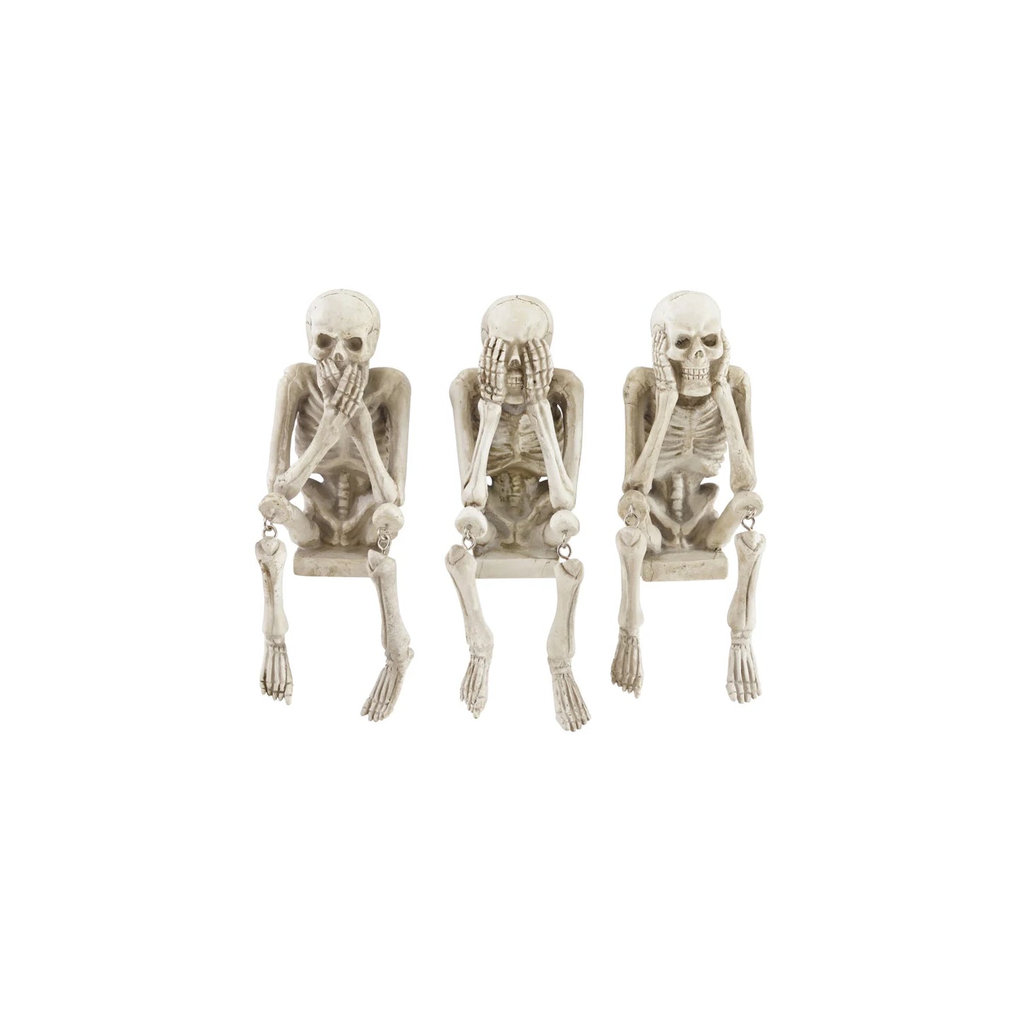 See/Hear/Speak No Evil Skeleton Set