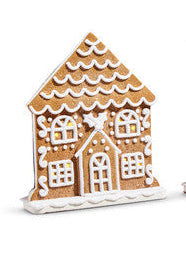 Thin Lighted Gingerbread House