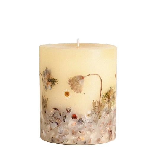 Coastal Round Pillar Candle