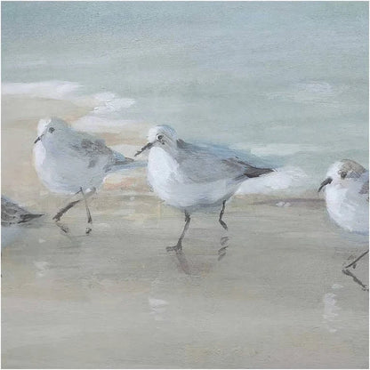 Shorebirds on the Sand Framed Print