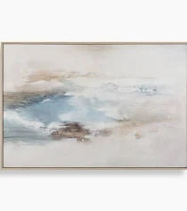 Chasing Blue Hand Painted Canvas