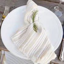 Napkin Set/4- Yontville Natrual
