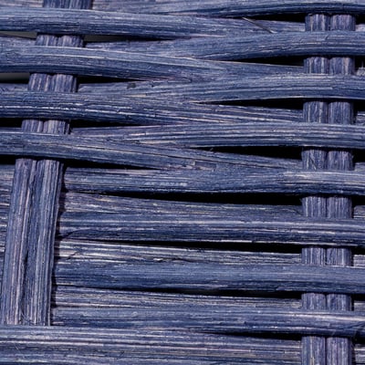 Indigo Rattan Table Lamp