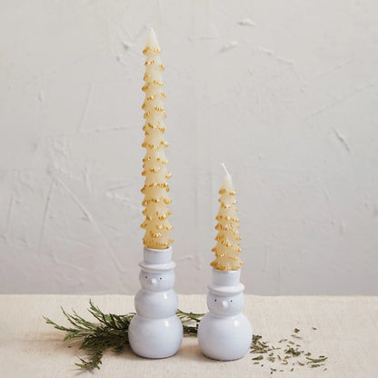 Snowman Shaped Taper Holder