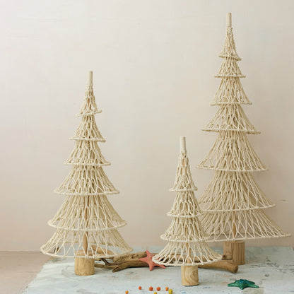 Fabric Rope Net & Birch Wood Tree
