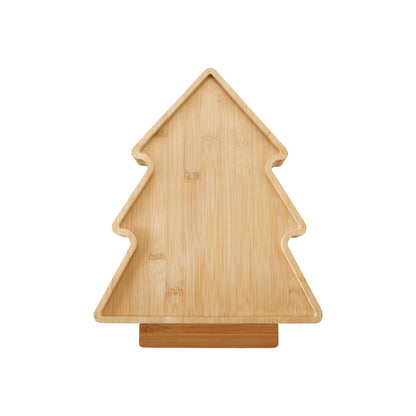 Tree Serving Board w/ Cheese Knives, Set