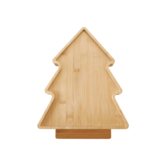 Tree Serving Board w/ Cheese Knives, Set