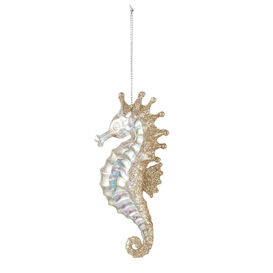 Seahorse Ornament with Glitter